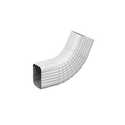 2x3 in White Side B Elbow For K Style Galvanized Gutter