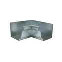 5 in Unpainted Inside Miter for K Style Galvanized Gutter