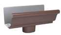 3x4 In Brown End With Drop For 5 In K Style Aluminum Gutter