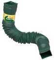 2x3-Inch To 3x4-Inch Green Flex A Spout Downspout Extension