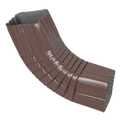 3x4 in Brown Side B Elbow For K Style Aluminum Gutter