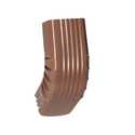 2x3 in Brown Front A Elbow For K Style Aluminum Gutter