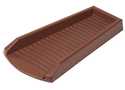 Brown Plastic Splash Block For Roof Drainage Systems