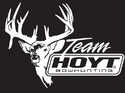 Hoyt Archery Decal Trash Buck Team Hoyt Bowhunter 9 in X 6.5 in White Vinyl #933973