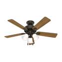 Swanson 44-Inch New Bronze Indoor LED 5-Blade Ceiling Fan