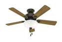 44-Inch 5-Blade Swanson New Bronze Ceiling Fan With Light 