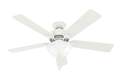 Swanson 52-Inch Fresh White Indoor LED 5-Blade Ceiling Fan