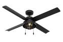 Spring Mill 52-Inch Matte Black Outdoor LED 4-Blade Ceiling Fan