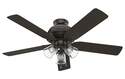 River Ridge 52-Inch Noble Bronze Outdoor LED 5-Blade Ceiling Fan