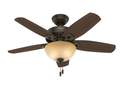 42-Inch 5-Blade New Bronze Builder Ceiling Fan With Light Kit