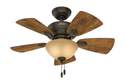 34-Inch 5-Blade New Bronze Watson Ceiling Fan With Light Kit