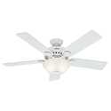 52-Inch 5-Blade White Pro's Best Ceiling Fan With Light