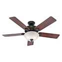 52-Inch 5-Blade New Bronze Ceiling Fan With Light