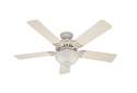 52-Inch 5-Blade French Vanilla Sonora Ceiling Fan With Light