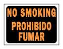 English/Spanish Sign No Smoking
