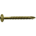 SaberDrive®  5/16 X 4-Inch Tan Color Star Drive Lag Screws Bucket Of 30