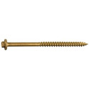 Midwest Fastener 3/8 X 5-Inch Tan Color Hex Drive Ledger Board Screws Pack Of 25