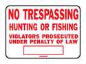 Sign Legal No Trespassing