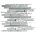 Metal Wave Collection H487 12x12 in Mosaic Tile Sheet