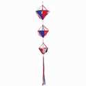 58-Inch Large Red White And Blue Spinset Hanging Garden Decoration