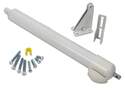 White Storm Door Closer With Touch And Hold 