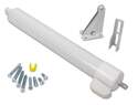 White Heavy Duty Storm Door Closer With Touch And Hold 
