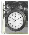 17-1/2-Inch 2-Sided Hanging Clock