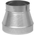 7 in -6 in Galvanized Duct Increaser/Reducer, No Crimp
