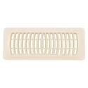13-1/4-Inch X 5-1/3-Inch, Almond, Polystyrene, Floor Register, With 12-Inch  X 4-Inch Duct Opening,