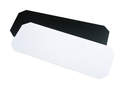 14-Inch X 36-Inch Black/White Reversible Shelf Inlay