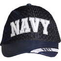 United States Navy Leather Brim Cap