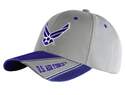 Gray And Blue Air Force Mesh Bill Ball Cap