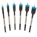 6-Piece Stinger™ Spade Bit Set With 2 Bonus Bits