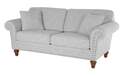 Aly Stationary Sofa With Throw Pillows