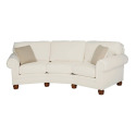 Alexander Wicker Brown Sofa