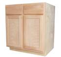 27 x 34-1/2-Inch German Beech Unfinished Plywood Base Cabinet  