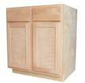 33 x 34-1/2-Inch German Beech Unfinished Plywood Base Cabinet