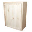 24 x 30-Inch Knotty Pine Unfinished Plywood Wall Cabinet