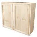 30 x 30-Inch Knotty Pine Unfinished Plywood Wall Cabinet