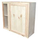 36 x 30-Inch Knotty Pine Unfinished Plywood Blind Wall Cabinet