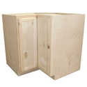36 x 34-1/2-Inch Knotty Pine Unfinished Plywood Lazy Susan Corner Base Cabinet