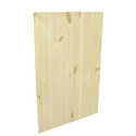 1/4 x 24-Inch Knotty Pine Unfinished Plywood Base End Panel 