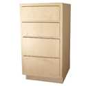18 x 34-1/2-Inch Birch Unfinished Plywood Drawer Base Cabinet