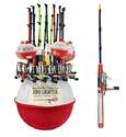 18-Inch Open Face Reel Fishing Pole Barbeque Lighter 