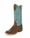 Men's 11.5d Honey Brown Sealy Square Toe Work Boot, Approx W 13