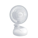 6-Inch 2 In 1 White Multi-Purpose Portable Clip And Desk Fan