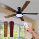 52-Inch 5-Blade Ceiling Fan With 3 Lights And Remote Control