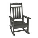 Gray All-Weather Outdoor Rocking Chair