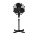 16-Inch Black Oscillating Pedestal Fan