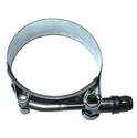 K-T Industries 5-9270 t-Bolt Hose Clamp, 1-7/8 In Max Opening, 3/4 In W, 304 Stainless Steel